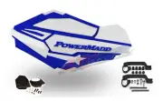 PowerMadd SENTINEL Handguard Hand Guards Mirror KIT White Blue Polaris ATV 34431