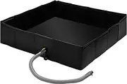 Portable Shower Pan,Outdoor Folding Shower Enclosure Base | Waterproof Tent Awning Bottom with Increased Height for RV Pet Bath
