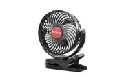 Yoobao Rechargeable Portable USB Mini Clip Fan with LED light 8000mAh - Black