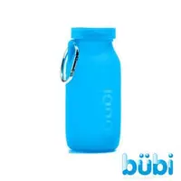 在飛比找PChome商店街優惠-【Bubi】可摺疊便攜式矽膠水瓶450ml『藍』(14oz)