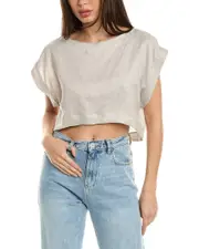 Just Bee Queen Finley Linen Top