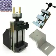 Mini Vertical Milling Slide on Z Type Caste Iron Angle Plate With 50mm vice.