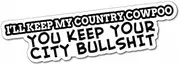 I'll Keep My Country Sticker Decal Outback 4x4 Ute Country Aussie