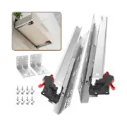 AOLISHENG 6 Pair Undermount Soft Close Drawer Slides 9 12 15 18 21 24 Inch 80...