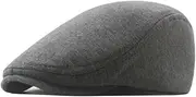 [Generic] Men's Cotton Flat Newsboy Driving Hat Cap warm soft top beret