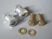 2pcs 17mm Wheel Hub Widener Spacer Extension Tamiya Axial Hpi RC4WD w/ 12mm hex