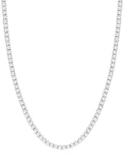 Diana M. Fine Jewelry 14K 10.00 ct. tw. Lab Grown Diamond Tennis Necklace