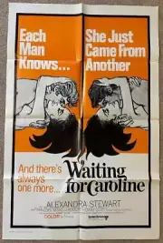 Alexandra Stewart Tassé WAITING FOR CAROLINE 1969 27x41 Org Movie Poster 3542