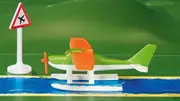 Siku - Seaplane With Air Traffic Sign And Simulated Waterway 1602