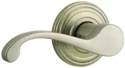 Commonwealth Passage Door Lock with 6AL Latch and RCS Strike Satin Nickel Finish