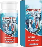Toilet Clog Dissolver, Toilet Drain Clog Remover, Toilet Drain Cleaner Sink Drain Cleaner Kitchen Pipeline Dredge Agent for Cleaning Tool