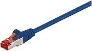 Goobay 95462 CAT 6 Patch Cable, S/FTP (PiMF), Blue, 0.5 m Length
