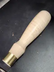 Custom Quilted Maple Tang Chisel Handle For Narex Richter and Vintage Chisels