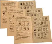 BESPORTBLE 3pcs Chinese Mahjong Play: Comprehensive Instruction Book Detailed Chinese Mahjong Learning Manual Ideal for Novice Players