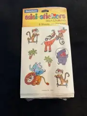NEW Vintage 80’s DENNISON Cute Animal Mini Sticker Sheets -