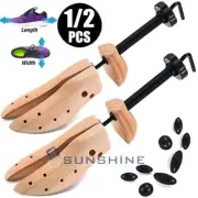 Unisex Shoe Stretcher Wooden Shoes Tree Shaper Rack Adjustable Flats Pumps Boots