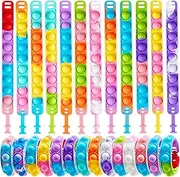 JOYIN Pop Fidget Toys pops Bulk 25 Pack Party Favors for Kids 4-8,8-12 Year, Fidget Bracelets Sensory Toys for Classroom Birthday Carnival Prizes Gifts Goodie Bags Stuffers for Kids