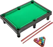 BESPORTBLE Interactive Mini Billiard Table Game for Boys and Girls Adults Home Entertainment Enhance Fine Motor Skills Plastic Construction