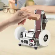 Mini Belt Sander Electric Bench Grinder Sanding Polishing Machine Table Polisher