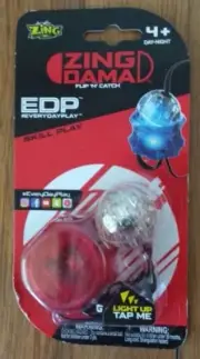 Zing Dama Flip N Catch LED Skill Toy Red Skill Play Age 4+ New