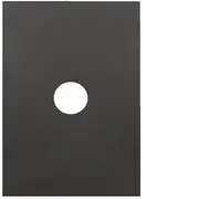 Hager Finesse 1 Gang Switch Cover Matt Black - WBQCV1-MB