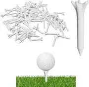 kesoto Pack 100 Plastic Golf Tees, 1 1/2 Inch - Golf Practicing for Golfer - Unbreakable & Durable