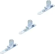 Beatifufu 3pcs Security Handle Padlock for Cargo Trailer Door Latch Enclosed Trailer Latch Lock Hasp Sturdy Cargo Door