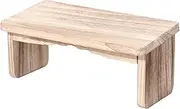 LUOZZY Meditation Bench Buddhist Stool Non-Slip Temple Kneel Mat Stool Wooden Stool for Home