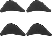 [Generic] 2Pair Adjustable Toe Filler Insert for Forefoot,Toe Plug Shoe Insert,Adjustable Toe Plug Shoe Insert,Soft Sponge Shoe Toe Insert,Shoe Filler for Pump Sneaker (Black, One size)