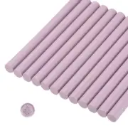 12 Pcs Dark Pink Cylinder Sealing Wax Stick Glue Gun Wax Seal Rod