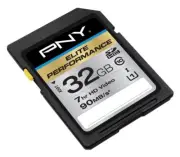 PNY 32G FS Elite U1 HD SD card for Panasonic FZ1000 FZ300 FZ200 FZ70 GX7 LX7