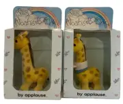 Vtg 1988 Applause Precious Moments Noah’s Ark Herman/Gladis Flocked Giraffe Toys