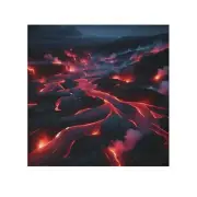 Lava Volcano Face Towel