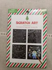 Scratch Art 4 Scratch Art Pages And 1 Scratch Pen