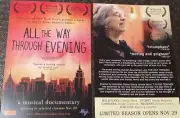 All The Way Through Evening Flyer Only *NOT A DVD* Musically Documentary