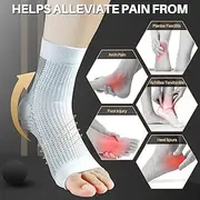 2pairs Neuropathy socks for Women and Men Ankle brace Socks and Tendonitis compression socks For Pain Relief and Plantar Fasciitis for women and man Ankle comp