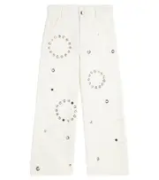 [Chloe Kids] Chloé Kids Studded straight jeans Y 14 white