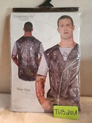 Underwraps Men's Biker Shirt One Size