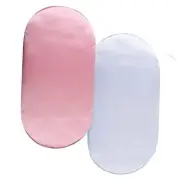 Satin Bassinet Sheet Set 2 Pack Ultra Soft Silk Fit for 2pack Pink & White