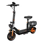 TDR M5 Pro 1200W Adult Electric Scooter with 20Ah Battery, 70km Range, 25km/h Speed, Foldable with Seat, All-Terrain 11