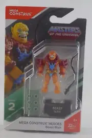 2017 MEGA CONSTRUX HEROES BEAST MAN MASTERS OF THE UNIVERSE SERIES 2 NIP