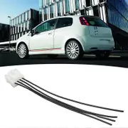 4Pin Rear Tail Light Wire Harness Connector Plug Replacement for Fiat Grande Punto 20062012 WHITE