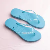 在飛比找momo購物網優惠-【havaianas 哈瓦仕】SLIM LOGO MET藍色