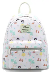 Loungefly Disney Snow White & The Seven Dwarfs Chibi Art Mini Backpack - New, With Tags