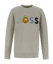 embroidered-logo pullover sweatshirt XL Gray