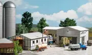 Agricultural Shed HO/OO Gauge Busch 1910