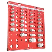Thread Checker, Nut and Bolt Thread Checker with 15 Metric & 19 Standard & 8 ...
