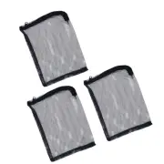 12 Pcs Pond Media Fish Tank Sock Black Bio-balls Bag
