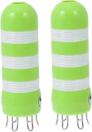 [TEHAUX] Beginner-Friendly 2pc DIY Knitting Machine Bee-Shaped Spool for Yarn Weaving Plastic Craft Tool Green