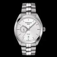 在飛比找Yahoo!奇摩拍賣優惠-Tissot 天梭PR100系列鋼帶雙時區石英男腕錶 T10
